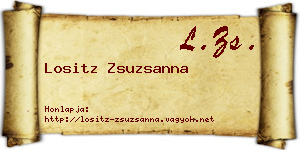 Lositz Zsuzsanna névjegykártya